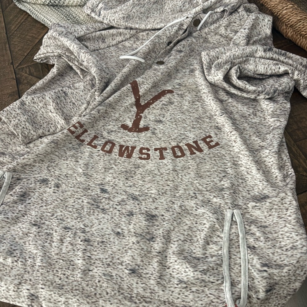 Gray Yellowstone Hoodie